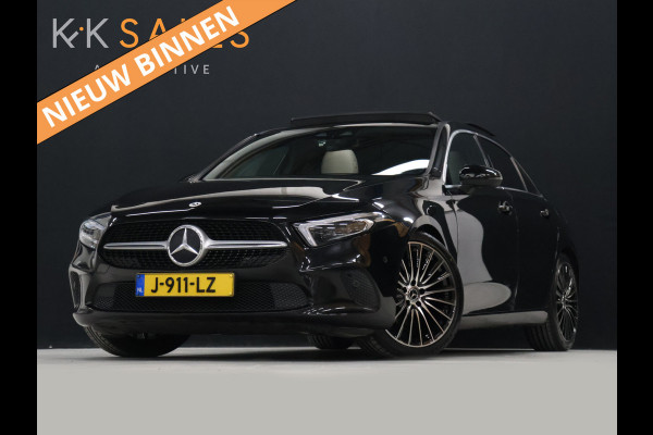 Mercedes-Benz A-Klasse 180 Sport Luxury [TREKHAAK INKLAPBAAR, SCHUIFKANTELDAK, MEMORY SEATS, BURMESTER SOUND, CAMERA, STOELVERWARMING, VOL LEDER, BLUETOOTH, CRUISE, CLIMATE, NIEUWSTAAT]