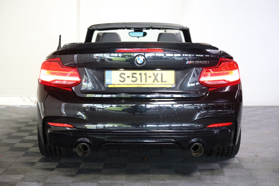 BMW 2 Serie Cabrio M240i H&K NAVI PDC LEDER REMUS '18 BMW 2 Serie Cabrio M240i H&K NAVI PDC LEDER REMUS '18