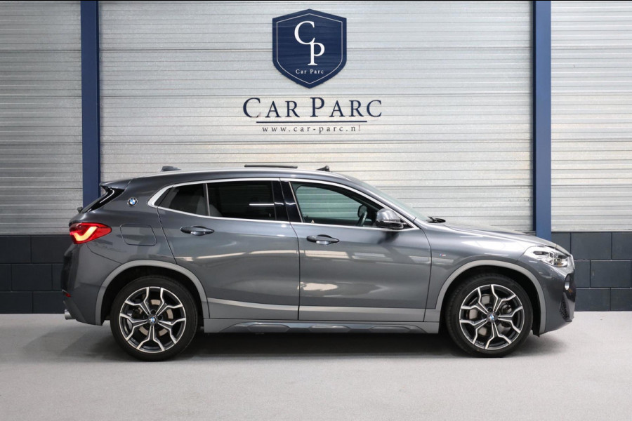 BMW X2 SDrive20i M Sport LED/SFEER/PANO/LEER+S.VERWARMING/KEYLESS/CAM/CRUISE/ECC/12 MND GARANTIE!