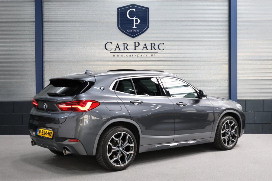 BMW X2 SDrive20i M Sport LED/SFEER/PANO/LEER+S.VERWARMING/KEYLESS/CAM/CRUISE/ECC/12 MND GARANTIE!