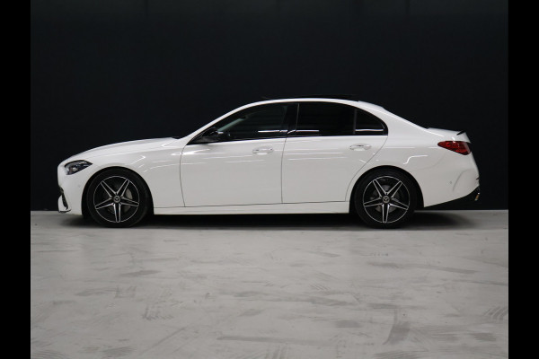 Mercedes-Benz C-Klasse 200 4MATIC AMG Line [SCHUIFKANTELDAK, ADAPTIVE CRUISE CONTROL, BURMESTER, ELEKTRISCHE STOELEN, 360 CAMERA, SFEERLICHT, CARBON, URBAN GUARD+,  NIEUWSTAAT]