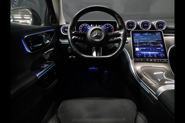 Mercedes-Benz C-Klasse 200 4MATIC AMG Line [SCHUIFKANTELDAK, ADAPTIVE CRUISE CONTROL, BURMESTER, ELEKTRISCHE STOELEN, 360 CAMERA, SFEERLICHT, CARBON, URBAN GUARD+,  NIEUWSTAAT]