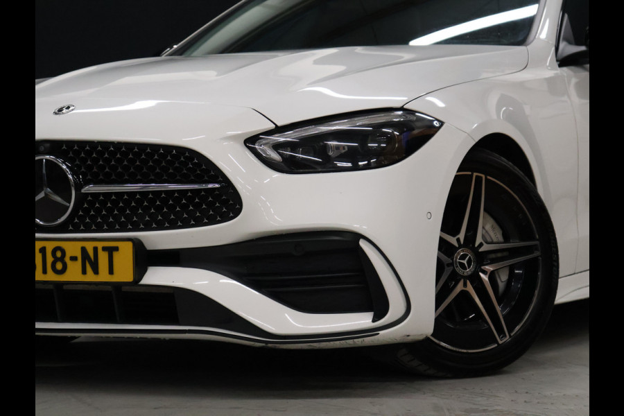 Mercedes-Benz C-Klasse 200 4MATIC AMG Line [SCHUIFKANTELDAK, ADAPTIVE CRUISE CONTROL, BURMESTER, ELEKTRISCHE STOELEN, 360 CAMERA, SFEERLICHT, CARBON, URBAN GUARD+,  NIEUWSTAAT]