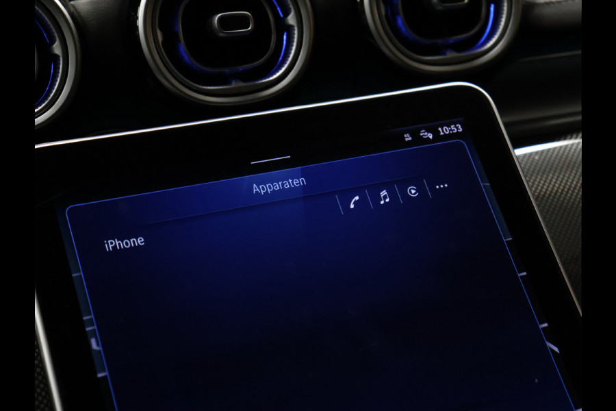 Mercedes-Benz C-Klasse 200 4MATIC AMG Line [SCHUIFKANTELDAK, ADAPTIVE CRUISE CONTROL, BURMESTER, ELEKTRISCHE STOELEN, 360 CAMERA, SFEERLICHT, CARBON, URBAN GUARD+,  NIEUWSTAAT]