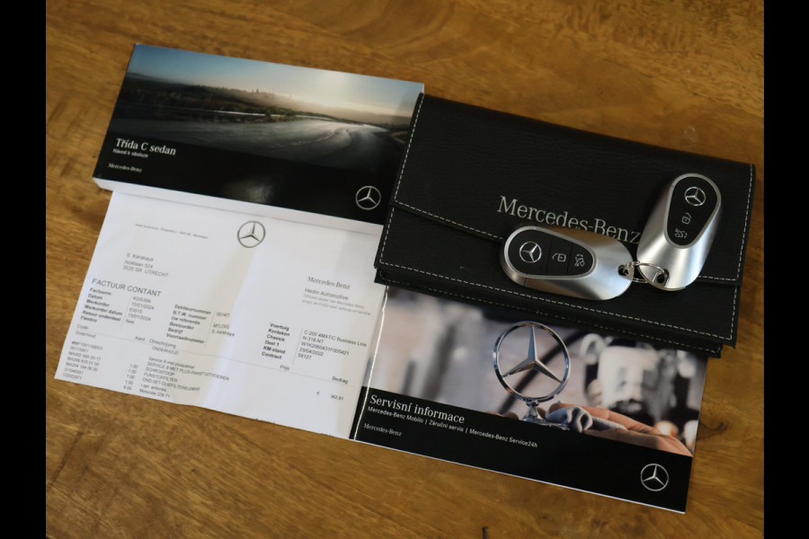 Mercedes-Benz C-Klasse 200 4MATIC AMG Line [SCHUIFKANTELDAK, ADAPTIVE CRUISE CONTROL, BURMESTER, ELEKTRISCHE STOELEN, 360 CAMERA, SFEERLICHT, CARBON, URBAN GUARD+,  NIEUWSTAAT]