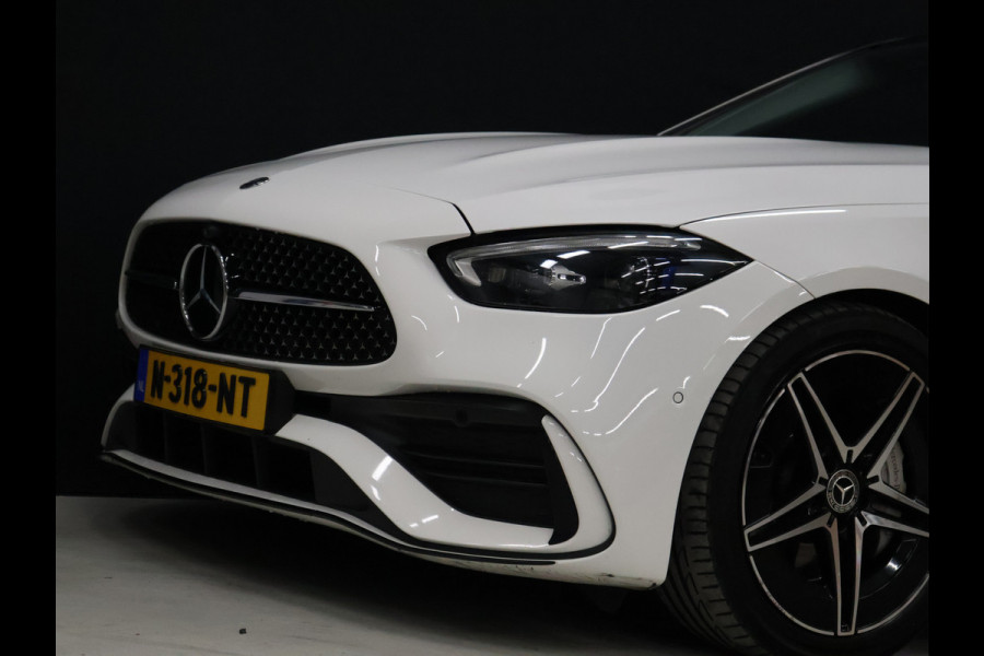 Mercedes-Benz C-Klasse 200 4MATIC AMG Line [SCHUIFKANTELDAK, ADAPTIVE CRUISE CONTROL, BURMESTER, ELEKTRISCHE STOELEN, 360 CAMERA, SFEERLICHT, CARBON, URBAN GUARD+,  NIEUWSTAAT]