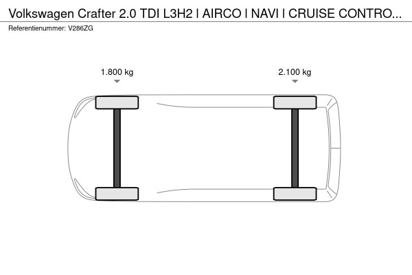 Volkswagen Crafter 2.0 TDI L3H2 l AIRCO l NAVI l CRUISE CONTROL l PDC