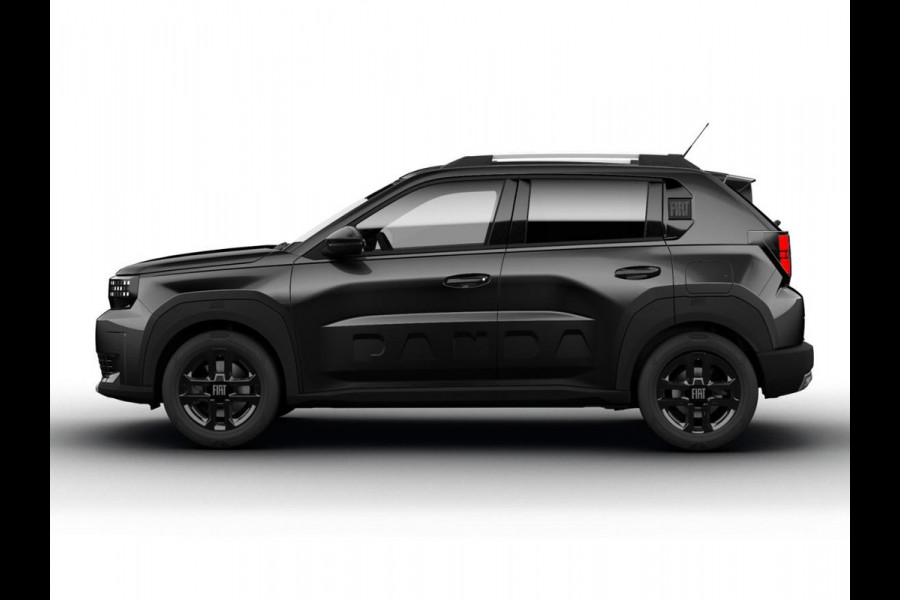Fiat Grande Panda 1.2 Hybrid Edizione Nero | Automaat | PDC | Airco | Apple Carplay | Cruise | Pack Style |16" All Season banden Fiat Grande Panda 1.2 Hybrid Edizione Nero | Automaat | PDC | Airco | Apple Carplay | Cruise | Pack Style |16" All Season banden