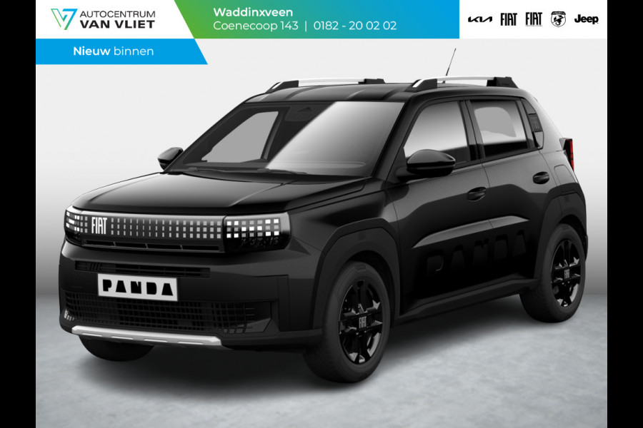 Fiat Grande Panda 1.2 Hybrid Edizione Nero | Automaat | PDC | Airco | Apple Carplay | Cruise | Pack Style |16" All Season banden Fiat Grande Panda 1.2 Hybrid Edizione Nero | Automaat | PDC | Airco | Apple Carplay | Cruise | Pack Style |16" All Season banden