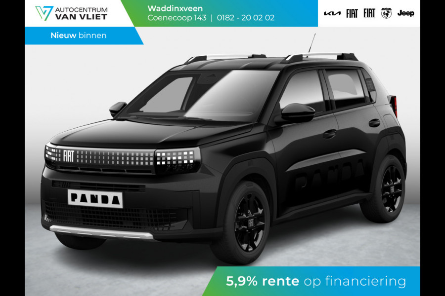 Fiat Grande Panda 1.2 Hybrid Edizione Nero | Automaat | PDC | Airco | Apple Carplay | Cruise | Pack Style |16" All Season banden