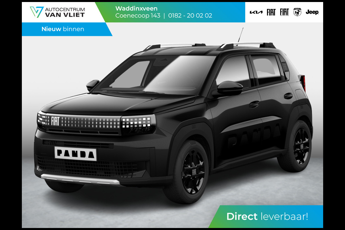 Fiat Grande Panda 1.2 Hybrid Edizione Nero | Automaat | PDC | Airco | Apple Carplay | Cruise | Pack Style |16" All Season banden Fiat Grande Panda 1.2 Hybrid Edizione Nero | Automaat | PDC | Airco | Apple Carplay | Cruise | Pack Style |16" All Season banden