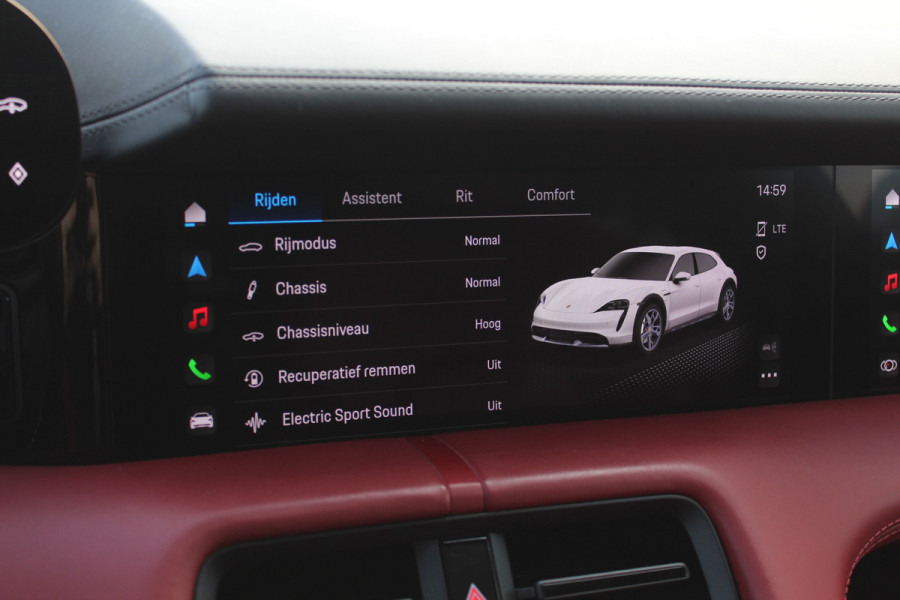 Porsche Taycan Cross Turismo 4 93 kWh / SoH 94.7% / Panoramadak / 360Camera / Passenger Display / Sportdesign + Chrono / 21'' / Bose / Luchtvering / Keyless / Stuur+Stoelverwarming / Dodehoek / DAB / ACC Porsche Taycan Cross Turismo 4 93 kWh / SoH 94.7% / Panoramadak / 360Camera / Passenger Display / Sportdesign + Chrono / 21'' / Bose / Luchtvering / Keyless / Stuur+Stoelverwarming / Dodehoek / DAB / ACC