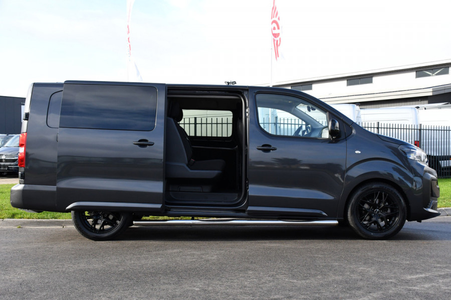 Citroën Jumpy 2.0 BlueHDI 180 L3 DC PB Edition 360 Camera, Cruise, Carplay, 177pk, Stuurverwarming, Clima, LED, Automaat, Trekhaak, Keyless, Uniek! Citroën Jumpy 2.0 BlueHDI 180 L3 DC PB Edition 360 Camera, Cruise, Carplay, 177pk, Stuurverwarming, Clima, LED, Automaat, Trekhaak, Keyless, Uniek!