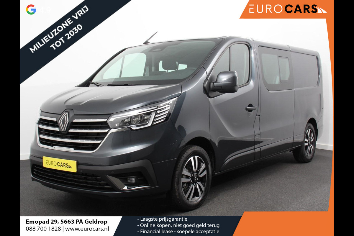 Renault Trafic 150PK T29 L2H1 Extra Dubbele Cabine Automaat Navigatie | Airco | Lichtmetalen velgen | Betimmering | Trekhaak | Camera | Parkeer sensoren | Dab Renault Trafic 150PK T29 L2H1 Extra Dubbele Cabine Automaat Navigatie | Airco | Lichtmetalen velgen | Betimmering | Trekhaak | Camera | Parkeer sensoren | Dab