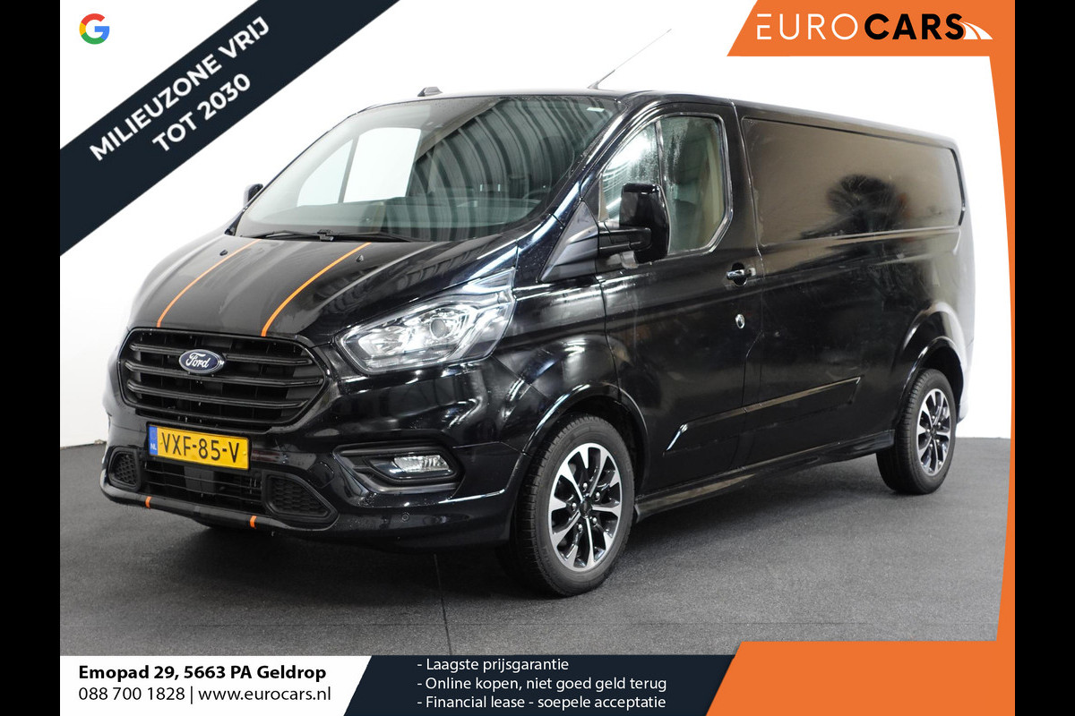 Ford Transit Custom 170pk Automaat L2H1 Sport Raptor  Airco| ACC Bluetooth| Navi| Trekhaak| # Ford Transit Custom 170pk Automaat L2H1 Sport Raptor  Airco| ACC Bluetooth| Navi| Trekhaak| #