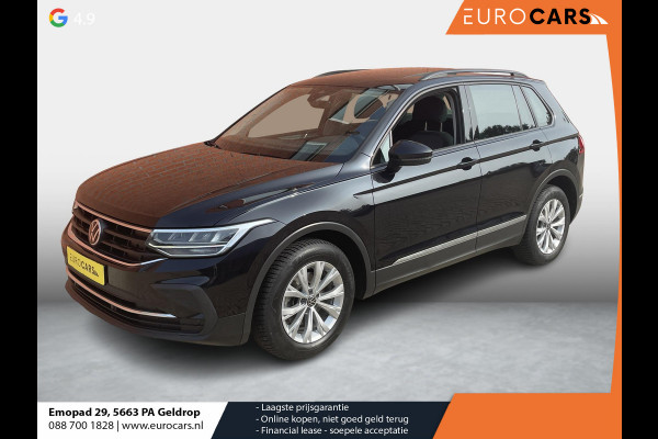 Volkswagen Tiguan 1.5 TSI 150pk DSG Life COMPANY CAR Panoramadak Navigatie d.m.v. Apple Carplay Android Auto Parkeersensoren Adaptive Cruise Control Stoel- en stuurverwarming Ledverlichting Getinte ramen Climate Control