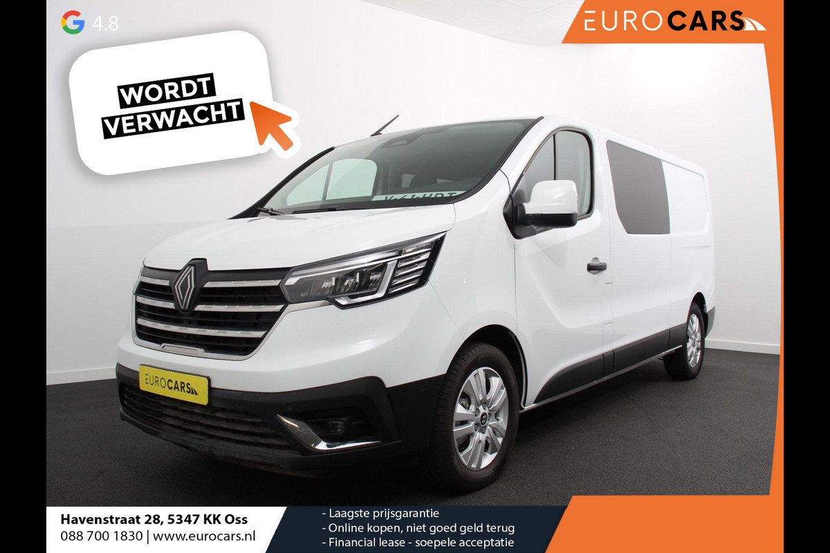 Renault Trafic 2.0 Blue dC1 150 EDC T30 L2H1 Advance Dubbele cabine Navigatie Airco Lichtmetalen velgen Betimmering Trekhaak Camera Parkeer sensoren Dab Renault Trafic 2.0 Blue dC1 150 EDC T30 L2H1 Advance Dubbele cabine Navigatie Airco Lichtmetalen velgen Betimmering Trekhaak Camera Parkeer sensoren Dab