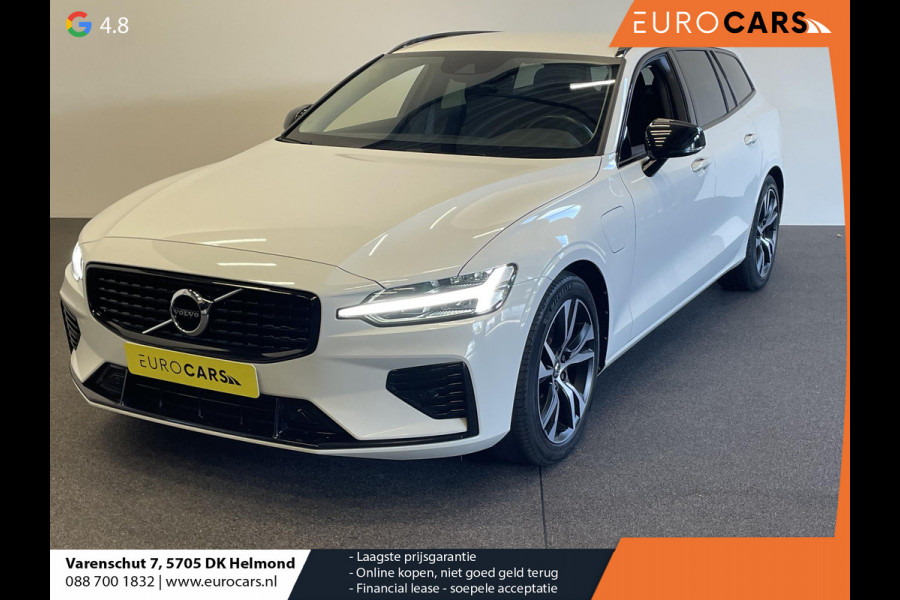 Volvo V60 2.0 T6 Recharge AWD R-Design Expression PHEV 340PK Airco ECC Navi Carplay PDC VA + Camera Full LED Trekhaak Privacy Glass Winter Pack Sensus connect High Performance Cruise Control
