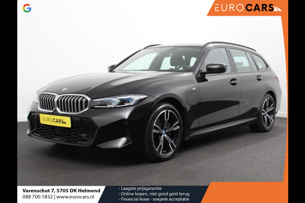 BMW 3 Serie Touring 330e Touring M Sport PHEV Navigatie Climate Control Lichtmetalen velgen LED Virtual Cockpit Parkeersensoren Voor en Achter Achteruitrijcamera Apple carplay/ Andriod auto Stoelverwarming Stuur verwarming Elektrische achterklep
