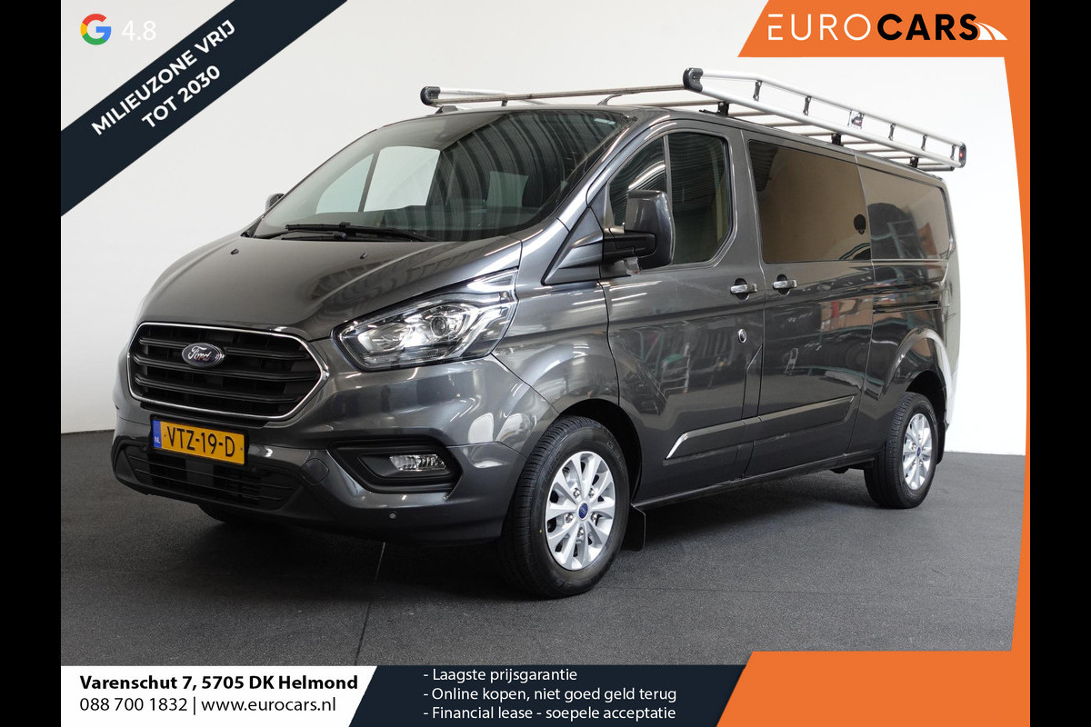 Ford Transit Custom L2H1 Limited Dubbele Cabine Automaat Navigatie Airco 2 Schuifdeuren Trekhaak Parkeersensoren Carplay Imperiaal Ford Transit Custom L2H1 Limited Dubbele Cabine Automaat Navigatie Airco 2 Schuifdeuren Trekhaak Parkeersensoren Carplay Imperiaal