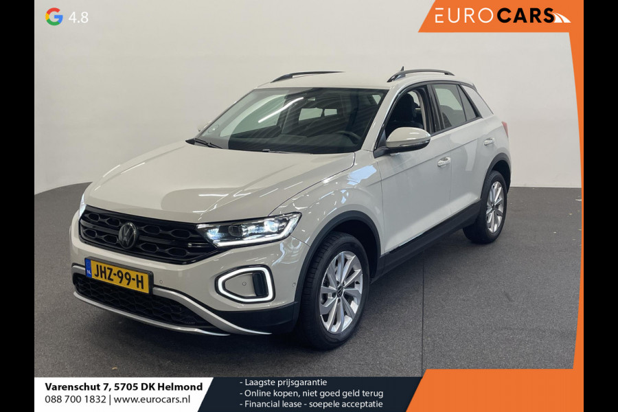 Volkswagen T-Roc 1.5 TSI Style Automaat Climate control Camera Lane assist Dodehoek Assistent LED verlichting Cruise control adaptive Keyless Apple CarPlay/ Android Auto