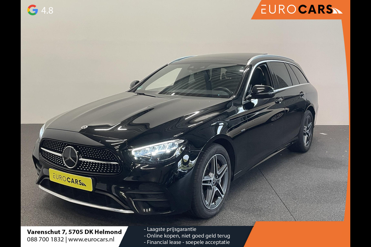 Mercedes-Benz E-Klasse 300e PHEV AMG Line Auto. Estate Panoramadak Navigatie Appel Carplay/ Android Auto Parkeersensoren Cruise Control Led Burmester Soundsystem Sfeerverlichting Elektrische achterklep Climate Control Mercedes-Benz E-Klasse 300e PHEV AMG Line Auto. Estate Panoramadak Navigatie Appel Carplay/ Android Auto Parkeersensoren Cruise Control Led Burmester Soundsystem Sfeerverlichting Elektrische achterklep Climate Control