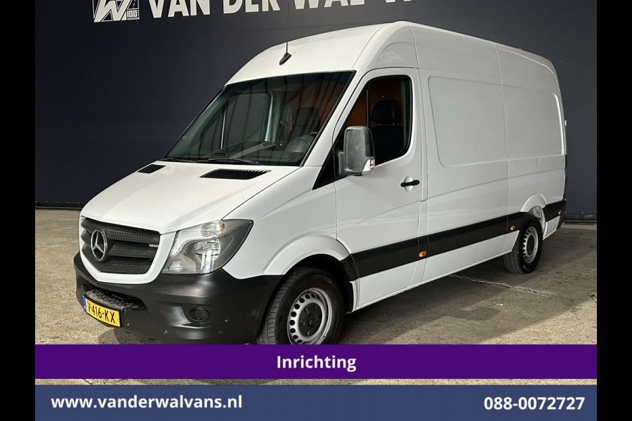 Mercedes-Benz Sprinter 316 CDI 164pk L2H2 Inrichting Euro6 Airco | Omvormer | 2800kg Trekhaak | Cruisecontrol Chauffeursstoel, Parkeersensoren