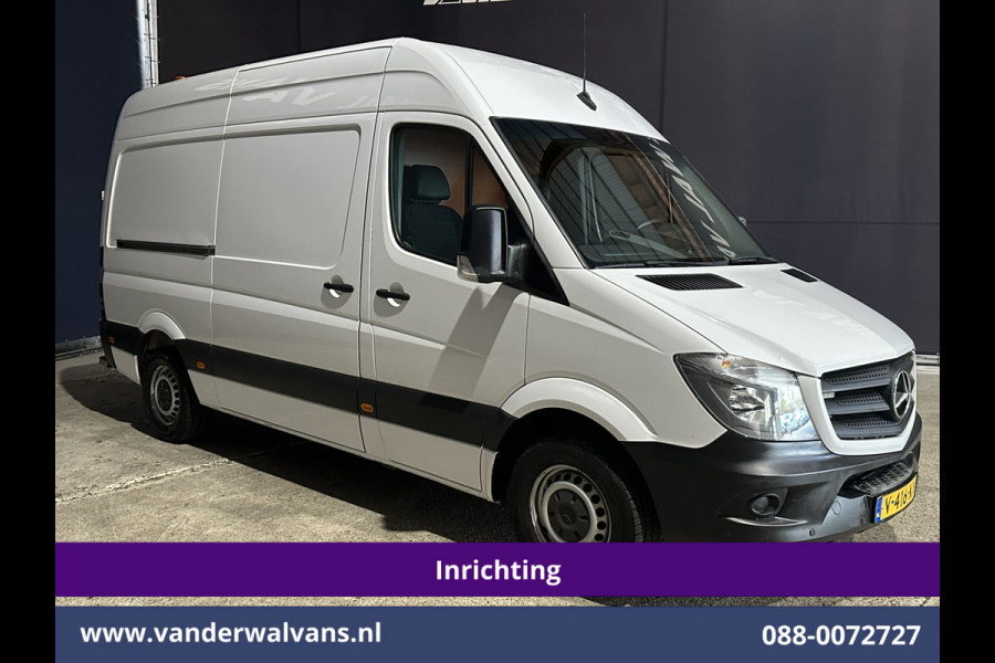 Mercedes-Benz Sprinter 316 CDI 164pk L2H2 Inrichting Euro6 Airco | Omvormer | 2800kg Trekhaak | Cruisecontrol Chauffeursstoel, Parkeersensoren