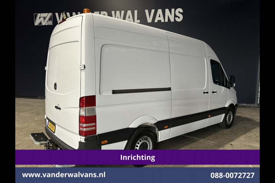 Mercedes-Benz Sprinter 316 CDI 164pk L2H2 Inrichting Euro6 Airco | Omvormer | 2800kg Trekhaak | Cruisecontrol Chauffeursstoel, Parkeersensoren
