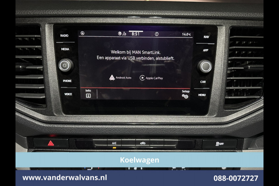 MAN TGE 2.0 TDI 177pk Automaat L3H3 L2H2 Koelwagen Vriezen -20°C tot verwarmen + 25°C Fabrieksgarantie Euro6 Airco | Camera Apple Carplay, Android Auto, Cruisecontrol, Massagestoel, Chauffeursstoel, Bijrijdersbank, 3000kg trekvermogen MAN TGE 2.0 TDI 177pk Automaat L3H3 L2H2 Koelwagen Vriezen -20°C tot verwarmen + 25°C Fabrieksgarantie Euro6 Airco | Camera Apple Carplay, Android Auto, Cruisecontrol, Massagestoel, Chauffeursstoel, Bijrijdersbank, 3000kg trekvermogen