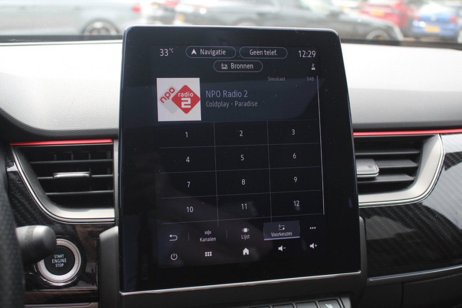 Renault Arkana 1.3 TCe 140 R.S. Line / Camera / Leder / 18'' / Bose / Keyless / Sfeerverlichting / Navigatie / Dodehoek / DAB / ACC / Stoelverwarming Renault Arkana 1.3 TCe 140 R.S. Line / Camera / Leder / 18'' / Bose / Keyless / Sfeerverlichting / Navigatie / Dodehoek / DAB / ACC / Stoelverwarming