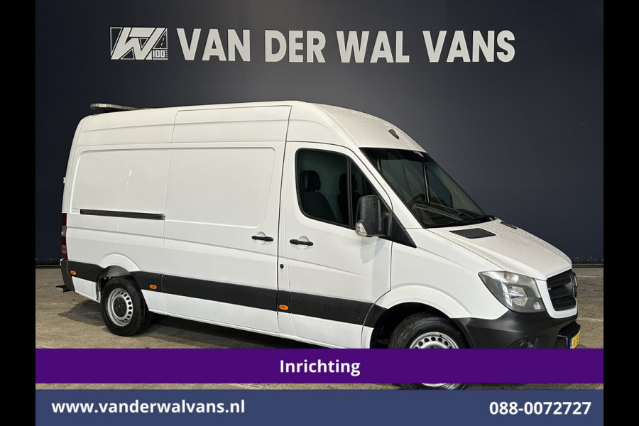 Mercedes-Benz Sprinter 316CDI 163pk L2H2 Inrichting Euro6 Airco | Cruisecontrol | Chauffeursstoel 2800kg Trekhaak,  Parkeersensoren