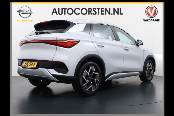 BYD ATTO 3 60kWh Design SOH 98% Pano-dak Leer+Elektr.Verst. Warmtepomp Adaptieve Cruise 360°Camera Apple Carplay Android Auto Elektr.Achter Verkeersbord detectie WiFi DAB Led Rijstrooksensor Keyless Smartphone Entry Fabrieksgarantie tot 20-12-2028/150.000km Garantie op de LFP Accu tot 12-12-2030/200.000km €44.000,- Nieuw! BYD ATTO 3 60kWh Design SOH 98% Pano-dak Leer+Elektr.Verst. Warmtepomp Adaptieve Cruise 360°Camera Apple Carplay Android Auto Elektr.Achter Verkeersbord detectie WiFi DAB Led Rijstrooksensor Keyless Smartphone Entry Fabrieksgarantie tot 20-12-2028/150.000km Garantie op de LFP Accu tot 12-12-2030/200.000km €44.000,- Nieuw!