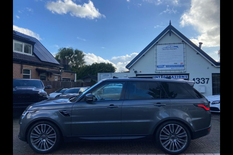 Land Rover Range Rover Sport P400 HYBRID PANO/HEADUP/DEALER ONDERHOUDEN Land Rover Range Rover Sport P400 HYBRID PANO/HEADUP/DEALER ONDERHOUDEN