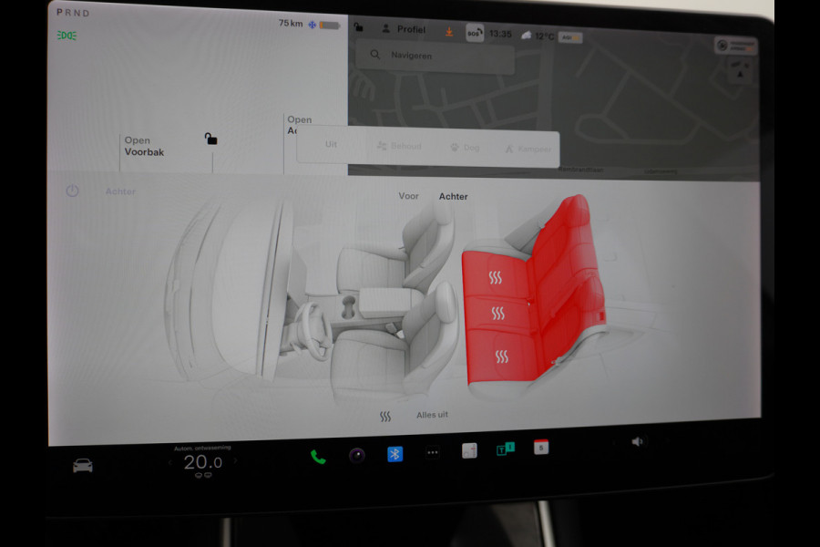 Tesla Model 3 Long Range 75kWh 463PK SOH 90% FSD Full Self Driving Computer-3 Premium Audio 4wd  18" Lmv AutoPilot Panoramadak Camera's Leder  Stoel en achterbank verwarming Keyless Electr.Stoelen+Memory+Easy-Entry WiFi Origineel Nederlandse auto Grootste accu, Tot 16,5kwh thuis laden. Tesla Model 3 Long Range 75kWh 463PK SOH 90% FSD Full Self Driving Computer-3 Premium Audio 4wd  18" Lmv AutoPilot Panoramadak Camera's Leder  Stoel en achterbank verwarming Keyless Electr.Stoelen+Memory+Easy-Entry WiFi Origineel Nederlandse auto Grootste accu, Tot 16,5kwh thuis laden.