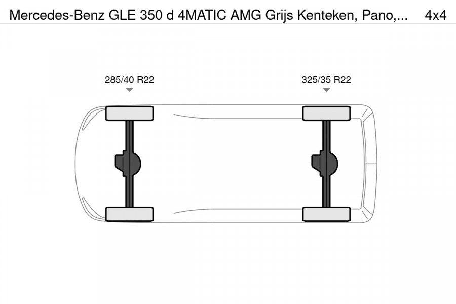 Mercedes-Benz GLE 350 d 4MATIC AMG Grijs Kenteken, Pano, Luchtvering, Night Pakket, 22" Velg, Wide Screen, Trekhaak 13P Mercedes-Benz GLE 350 d 4MATIC AMG Grijs Kenteken, Pano, Luchtvering, Night Pakket, 22" Velg, Wide Screen, Trekhaak 13P
