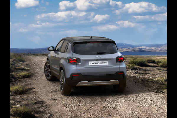 Jeep Avenger Summit 54 kWh | 17% Bijtelling | Leder & Winter Pack | Schuif/Kanteldak | Infotainment & Convenience Pack Jeep Avenger Summit 54 kWh | 17% Bijtelling | Leder & Winter Pack | Schuif/Kanteldak | Infotainment & Convenience Pack