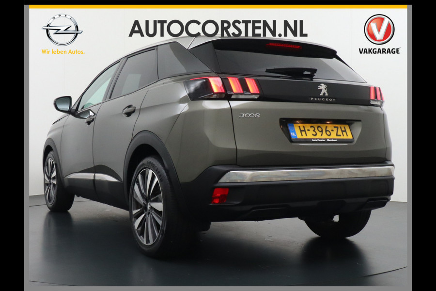 Peugeot 3008 T131PK Automaat Leder Apple Carplay Android Auto 360°Camera Navi Ecc Cruise Control Pdc DAB+ Elek. Achterklep Keyless Wifi Led Lmv 19" Privacy Glas Bluetooth Connected Apps 1e Eigenaar Origineel Nederlandse Auto