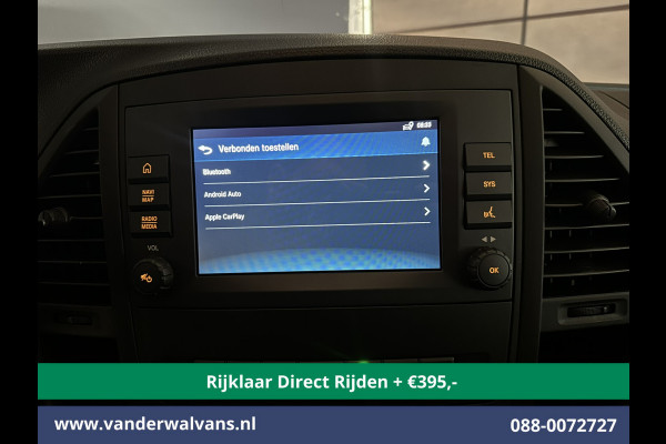 Mercedes-Benz Vito 114 CDI 136pk 9G-Tronic Automaat L3H1 Euro6 *Rijklaar direct Rijden* Airco | Camera | Apple Carplay | Android Auto Cruisecontrol, 2500kg Trekhaak, Parkeersensoren Mercedes-Benz Vito 114 CDI 136pk 9G-Tronic Automaat L3H1 Euro6 *Rijklaar direct Rijden* Airco | Camera | Apple Carplay | Android Auto Cruisecontrol, 2500kg Trekhaak, Parkeersensoren