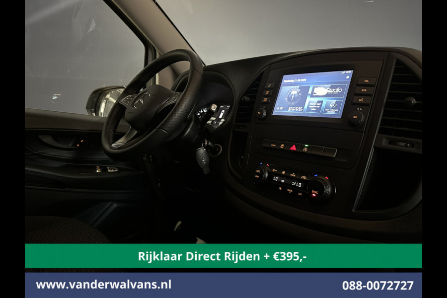 Mercedes-Benz Vito 114 CDI 136pk 9G-Tronic Automaat L3H1 Euro6 *Rijklaar direct Rijden* Airco | Camera | Apple Carplay | Android Auto Cruisecontrol, 2500kg Trekhaak, Parkeersensoren Mercedes-Benz Vito 114 CDI 136pk 9G-Tronic Automaat L3H1 Euro6 *Rijklaar direct Rijden* Airco | Camera | Apple Carplay | Android Auto Cruisecontrol, 2500kg Trekhaak, Parkeersensoren