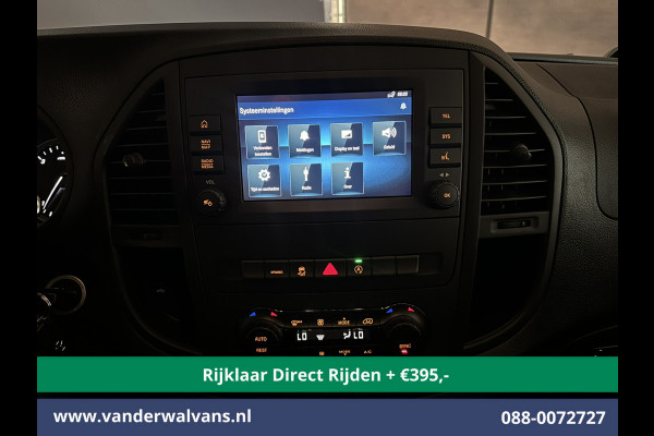 Mercedes-Benz Vito 114 CDI 136pk 9G-Tronic Automaat L3H1 Euro6 *Rijklaar direct Rijden* Airco | Camera | Apple Carplay | Android Auto Cruisecontrol, 2500kg Trekhaak, Parkeersensoren Mercedes-Benz Vito 114 CDI 136pk 9G-Tronic Automaat L3H1 Euro6 *Rijklaar direct Rijden* Airco | Camera | Apple Carplay | Android Auto Cruisecontrol, 2500kg Trekhaak, Parkeersensoren