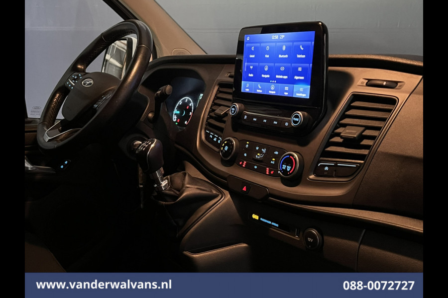Ford Transit Custom 2.0 TDCI L2H1 Euro6 Airco | Camera | Navigatie | LED | Android Auto | Cruisecontrol | Stoelverwarming 2800kg trekvermogen, Verwarmde voorruit, Parkeersensoren, Bijrijdersbank