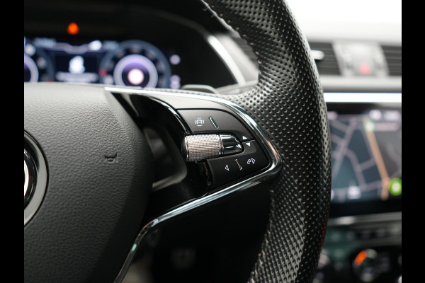 Škoda Superb Combi 1.4 TSI iV Sportline Plug In Hybrid 218pk Dealer O.H PHEV | Trekhaak Af Fabriek | Panodak | Adaptive Cruise | Camera | Alcantara Sportstoelen Memory & Verwarmd | Apple Carplay | Navigatie | Crystal LED | Sportstuur Vewarmd | Virtual | DAB |