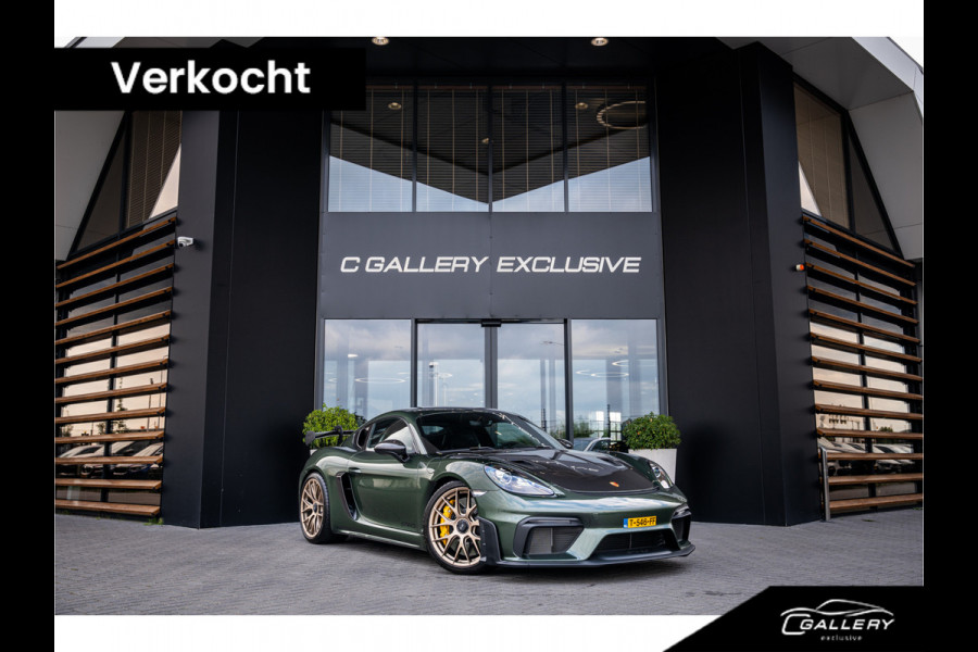 Porsche 718 GT4 RS - Origineel NL | 3 jaar Porsche Approved | Volledig XPEL | Weissach | Oakgreenmetallic | Keramisch | Carbon | Sport Chrono + Porsche 718 GT4 RS - Origineel NL | 3 jaar Porsche Approved | Volledig XPEL | Weissach | Oakgreenmetallic | Keramisch | Carbon | Sport Chrono +