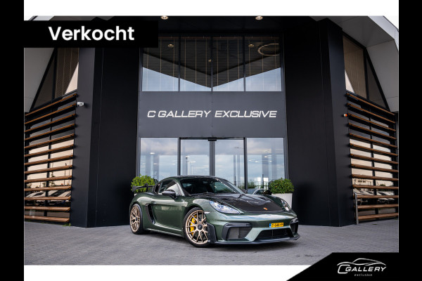 Porsche 718 GT4 RS - Origineel NL | 3 jaar Porsche Approved | Volledig XPEL | Weissach | Oakgreenmetallic | Keramisch | Carbon | Sport Chrono + Porsche 718 GT4 RS - Origineel NL | 3 jaar Porsche Approved | Volledig XPEL | Weissach | Oakgreenmetallic | Keramisch | Carbon | Sport Chrono +