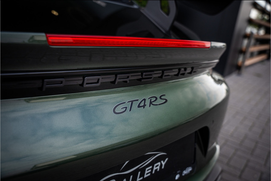 Porsche 718 GT4 RS - Origineel NL | 3 jaar Porsche Approved | Volledig XPEL | Weissach | Oakgreenmetallic | Keramisch | Carbon | Sport Chrono + Porsche 718 GT4 RS - Origineel NL | 3 jaar Porsche Approved | Volledig XPEL | Weissach | Oakgreenmetallic | Keramisch | Carbon | Sport Chrono +