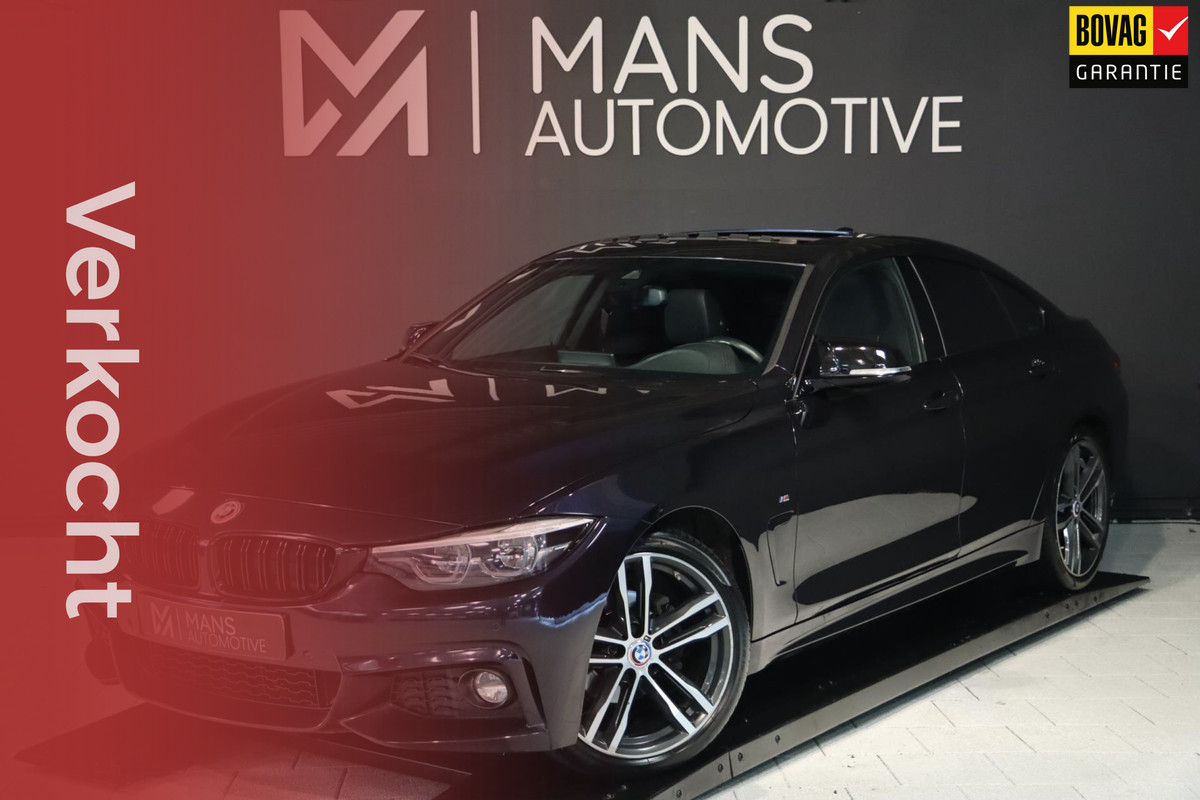 BMW 4 Serie Gran Coupé 420i M Sport / PANODAK / LEDER / CAMERA / KEYLESS / STOELVER. BMW 4 Serie Gran Coupé 420i M Sport / PANODAK / LEDER / CAMERA / KEYLESS / STOELVER.