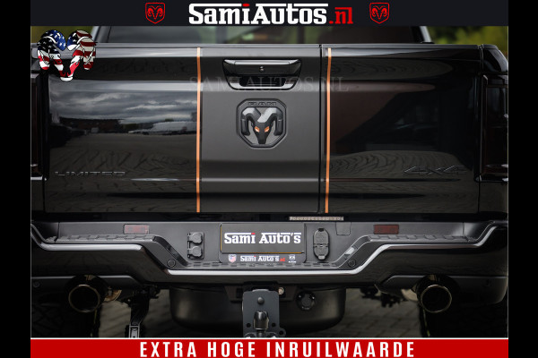 Dodge Ram 1500 Limited Night H.O 540HP 706Nm | Massage + Full Option | De Meest Luxe en Volle Pick-Up in zijn Klasse | Comfortabele Dubbele Cabine met Royale 5 Zitplaatsen | BPM vrij | Nu Leverbaar uit Voorraad | Voorraad Nr 2338 - 5404
