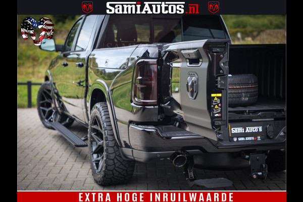 Dodge Ram 1500 Limited Night H.O 540HP 706Nm | Massage + Full Option | De Meest Luxe en Volle Pick-Up in zijn Klasse | Comfortabele Dubbele Cabine met Royale 5 Zitplaatsen | BPM vrij | Nu Leverbaar uit Voorraad | Voorraad Nr 2338 - 5404