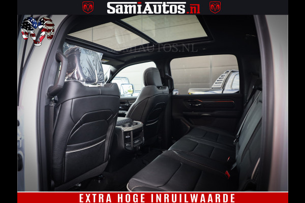 Dodge Ram 1500 1500 Limited Night High Output 540HP 706Nm | Massage + Full Option | De Meest Luxe en Volle Pick-Up in zijn Klasse | Comfortabele Dubbele Cabine met Royale 5 Zitplaatsen | BPM vrij | Nu Leverbaar uit Voorraad | Voorraad Nr 2351 - 7478